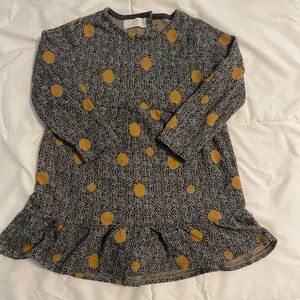 Zara Kids Dress in Black and Gold